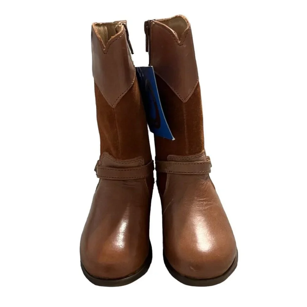 NEW Stride Rite 8W Tan Juliette Boots